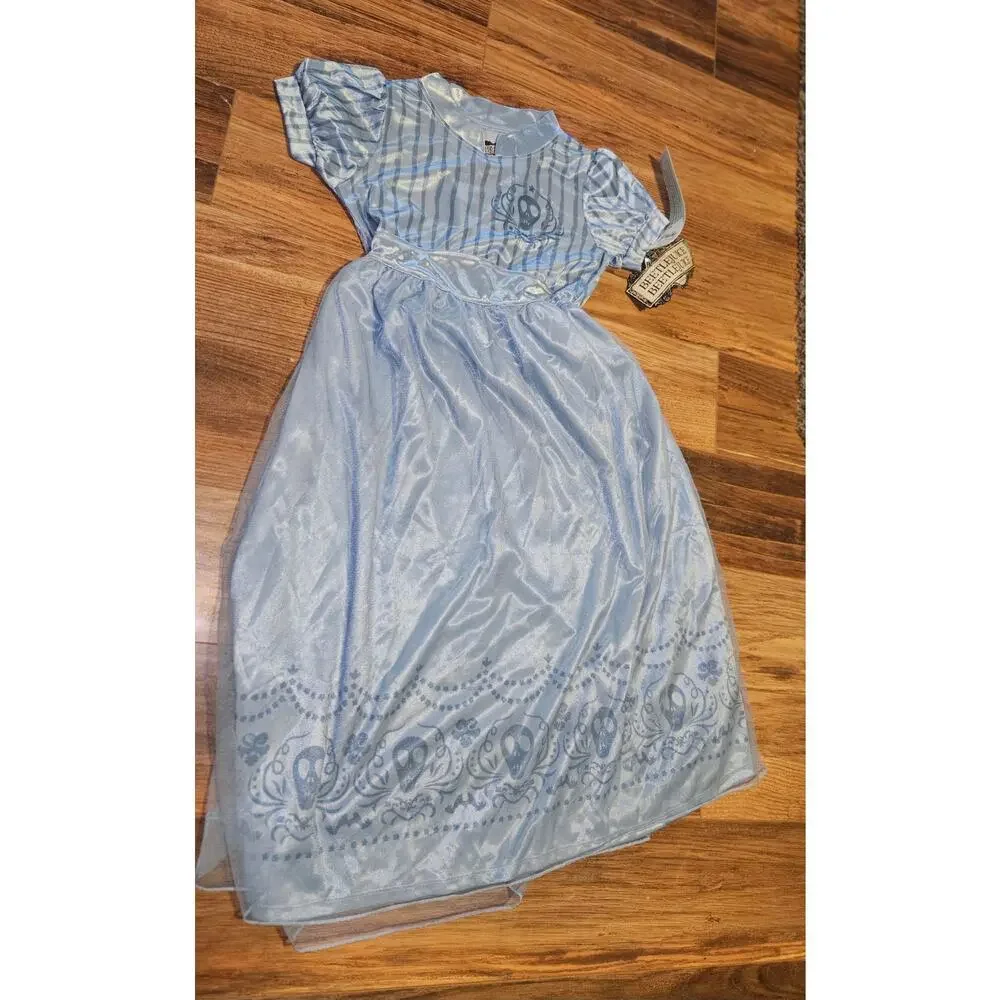 Girls' Beetlejuice Astrid Dress-Up NightGown - Blue Size XS NWT